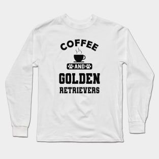 Golden Retriever - Coffee and golden retrievers Long Sleeve T-Shirt